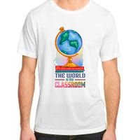 The World Is My Classroom Globe Adult ChromaSoft Performance T-Shirt