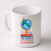 The World Is My Classroom Globe Mug