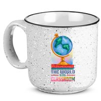 The World Is My Classroom Globe 15oz Campfire Ceramic Mug