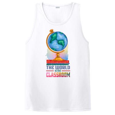 The World Is My Classroom Globe PosiCharge Competitor Tank