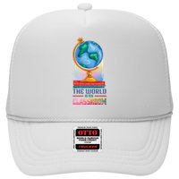 The World Is My Classroom Globe Trucker Hat