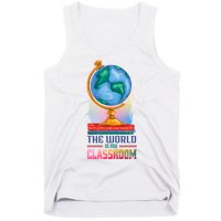 The World Is My Classroom Globe Tank Top