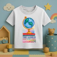 The World Is My Classroom Globe Toddler T-Shirt