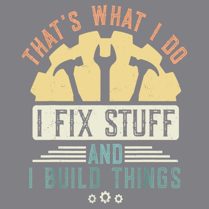 That's What I Do I Fix Stuff And I Build Things Mechanic Full Zip Hoodie