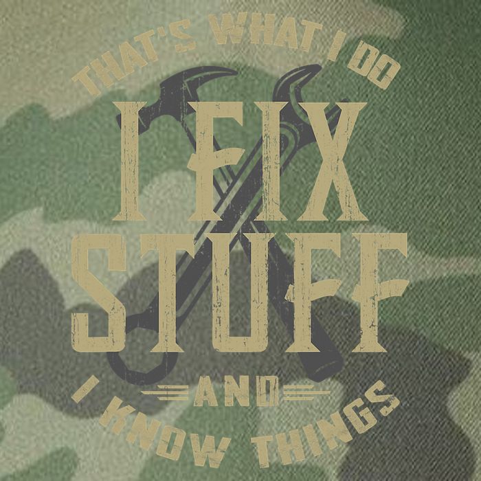 That's What I Do I Fix Stuff And I Know Things Legacy Tie Dye Trucker Hat