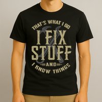 That's What I Do I Fix Stuff And I Know Things T-Shirt