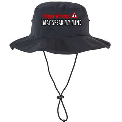 Trigger Warning I May Speak My Mind Gift Bucket Hat