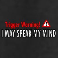 Trigger Warning I May Speak My Mind Gift Golf Towel