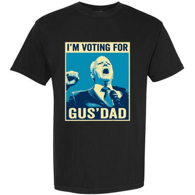 Tim Walz IM Voting For Gus Dad 2024 Presidential Election Garment-Dyed Heavyweight T-Shirt