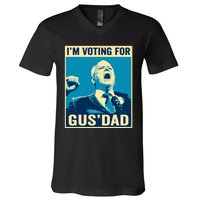 Tim Walz IM Voting For Gus Dad 2024 Presidential Election V-Neck T-Shirt