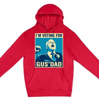 Tim Walz IM Voting For Gus Dad 2024 Presidential Election Premium Pullover Hoodie