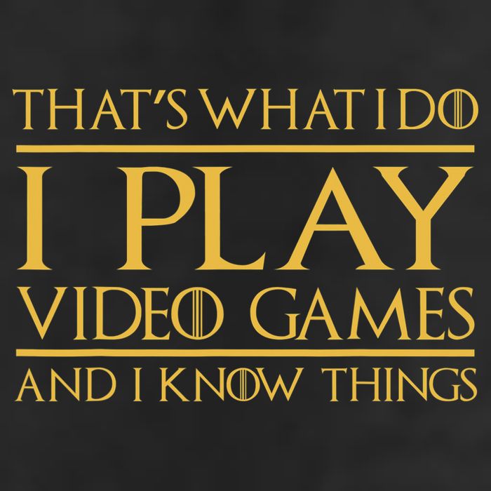 That's What I Do I Play Video Games And I Know Things Gamer Garment-Dyed Fleece Hoodie