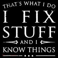 That's What I Do I Fix Stuff And I Know Things City Backpack