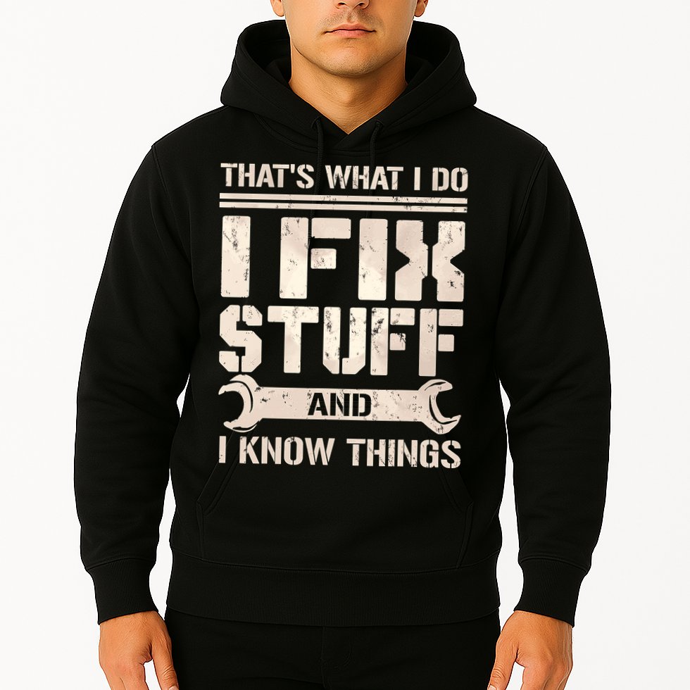 That's What I Do I Fix Stuff And I Know Things Hoodie