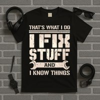 That's What I Do I Fix Stuff And I Know Things T-Shirt