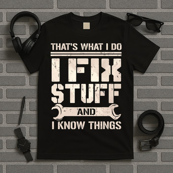That's What I Do I Fix Stuff And I Know Things T-Shirt