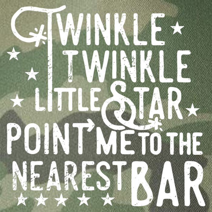 Twinkle Little Star Point Me To The Nearest Bar Legacy Tie Dye Trucker Hat