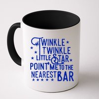 Twinkle Little Star Point Me To The Nearest Bar Mug