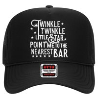 Twinkle Little Star Point Me To The Nearest Bar Trucker Hat