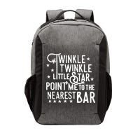 Twinkle Little Star Point Me To The Nearest Bar Vector Backpack