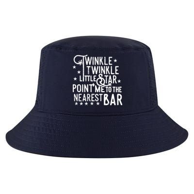 Twinkle Little Star Point Me To The Nearest Bar Cool Comfort Performance Bucket Hat