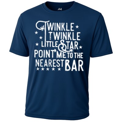 Twinkle Little Star Point Me To The Nearest Bar Performance Shirt