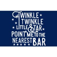 Twinkle Little Star Point Me To The Nearest Bar Bumper Sticker