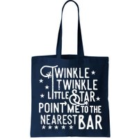 Twinkle Little Star Point Me To The Nearest Bar Bag