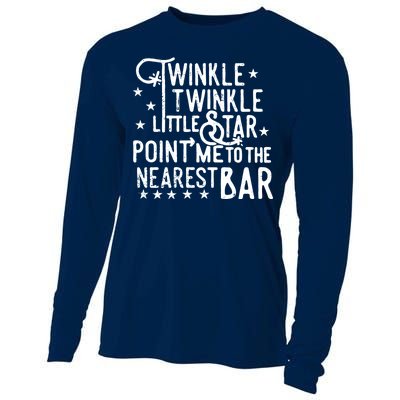 Twinkle Little Star Point Me To The Nearest Bar Cooling Performance Long Sleeve Crew