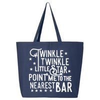 Twinkle Little Star Point Me To The Nearest Bar 25L Jumbo Tote