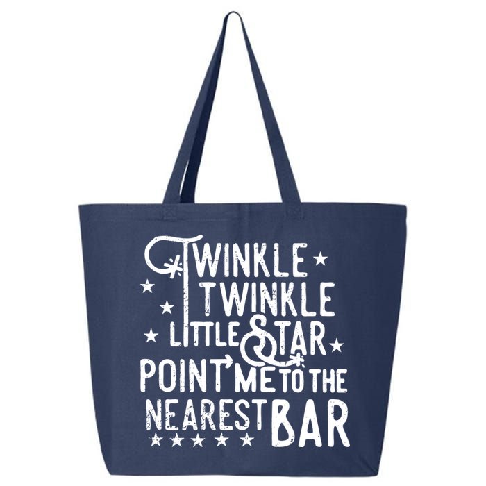 Twinkle Little Star Point Me To The Nearest Bar 25L Jumbo Tote