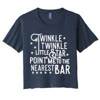 Twinkle Little Star Point Me To The Nearest Bar Crop Top