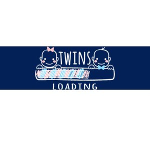 Twins loading cute twin mother  Bumper Sticker