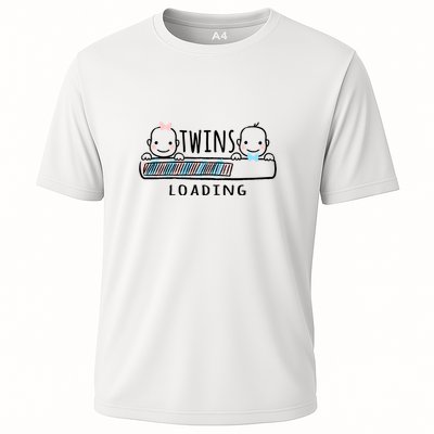 Twins loading cute twin mother  Performance Shirt