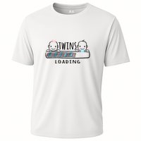 Twins loading cute twin mother  Cooling Performance Crew T-Shirt