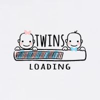 Twins loading cute twin mother  Cooling Performance Crew T-Shirt