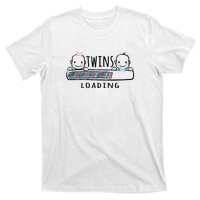 Twins loading cute twin mother  T-Shirt