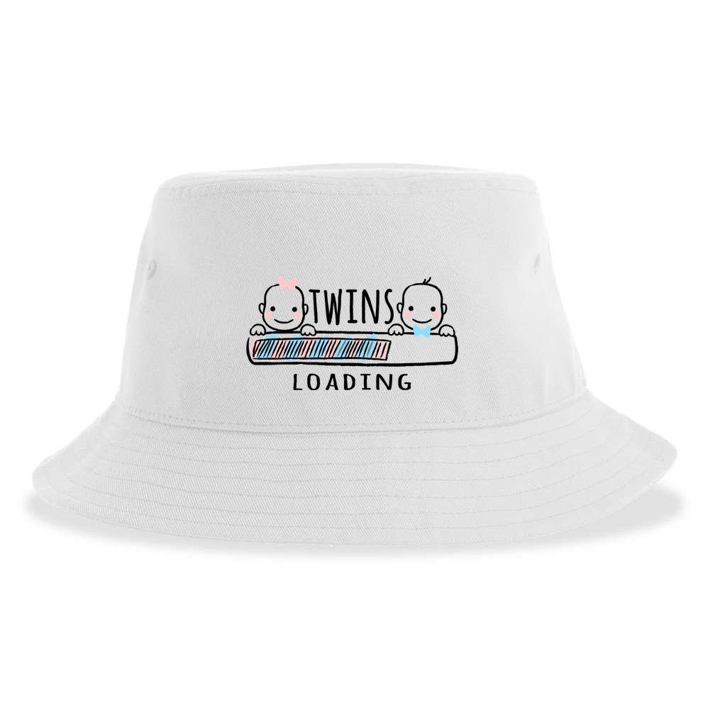Twins loading cute twin mother  Sustainable Bucket Hat