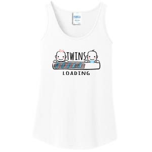 Twins loading cute twin mother  Ladies Essential Tank