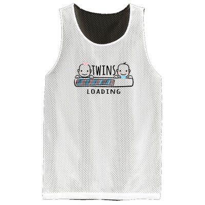 Twins loading cute twin mother  Mesh Reversible Basketball Jersey Tank