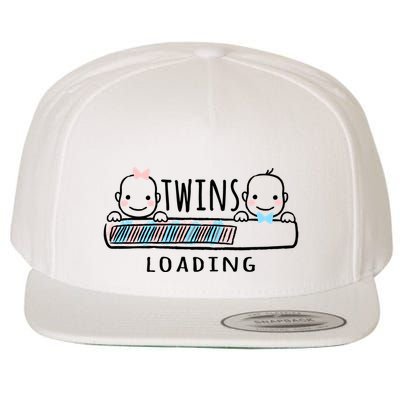 Twins loading cute twin mother  Wool Snapback Cap