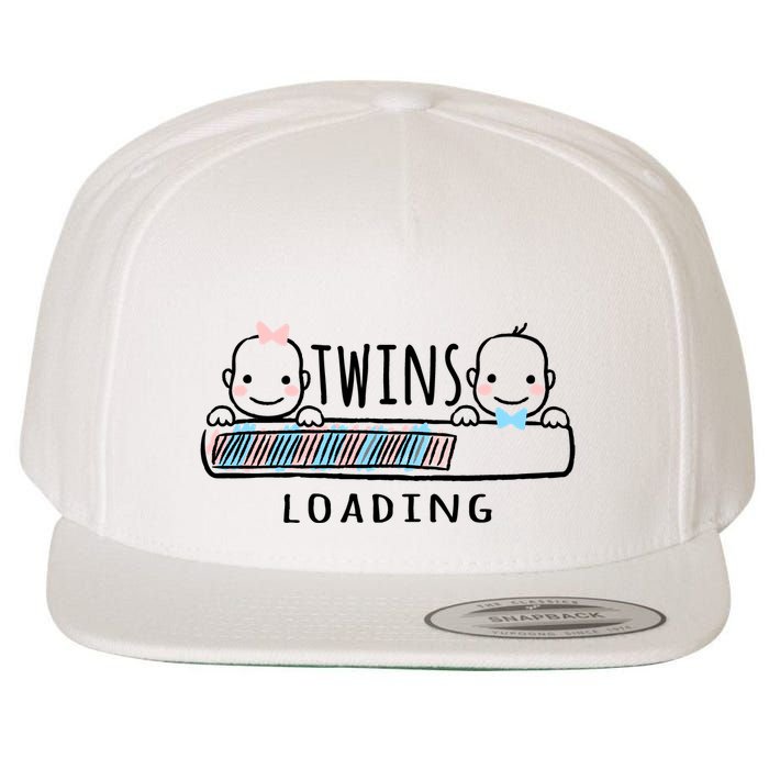 Twins loading cute twin mother  Wool Snapback Cap