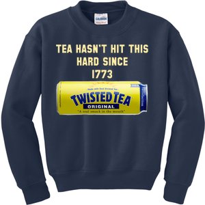 Twisted Tea Hasn't Hit This Hard Since 1773 Kids Sweatshirt