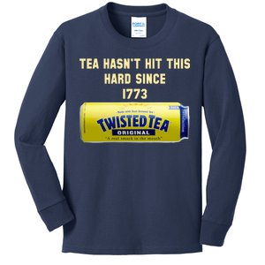 Twisted Tea Hasn't Hit This Hard Since 1773 Kids Long Sleeve Shirt