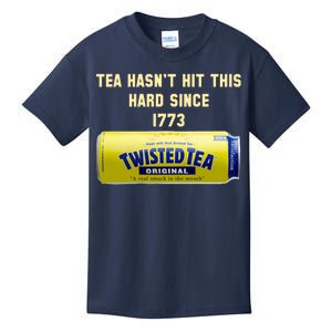 Twisted Tea Hasn't Hit This Hard Since 1773 Kids T-Shirt