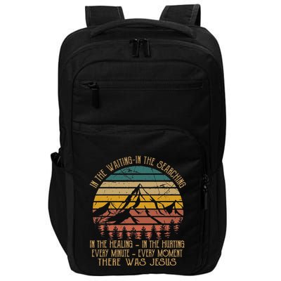 There Was Jesus Christian In The Waiting Searching Impact Tech Backpack