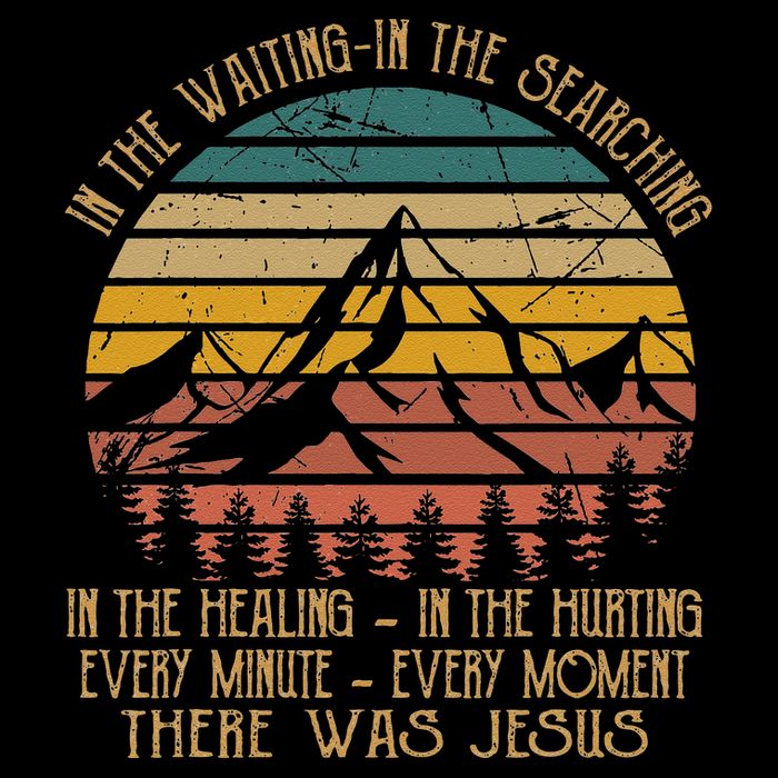 There Was Jesus Christian In The Waiting Searching 16 in Basic Backpack