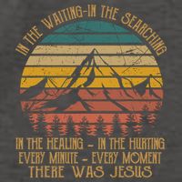 There Was Jesus Christian Faith Quote Leopard Rainbow Vector Backpack