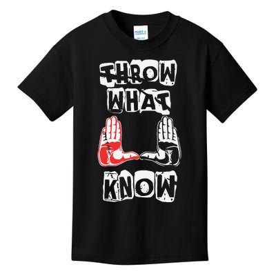 Throw What Know Kids T-Shirt