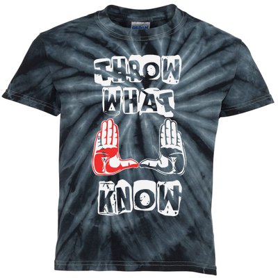 Throw What Know Kids Tie-Dye T-Shirt